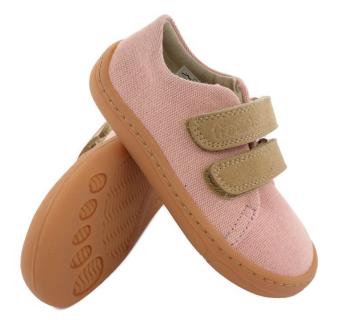 Detské barefoot plátenky Froddo Vegan G3130229-5 PINK