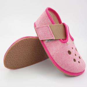 PEGRES barefoot papuče BF03 ružová