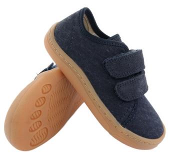 Detské barefoot plátenky Froddo G1700355-6 DARK BLUE