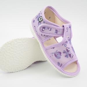 Detské papuče RAK 100014 - Fialový motýľ