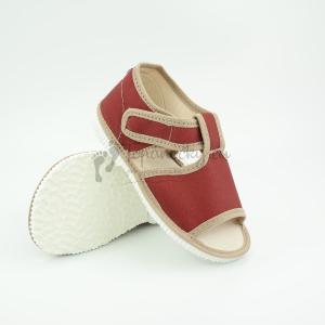 Detské papuče Milash (+širší strih) - Hnedé - Deti kvetov – ÚSMEV