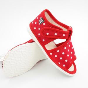 Detské papuče RAK 100014 - Červená bodka