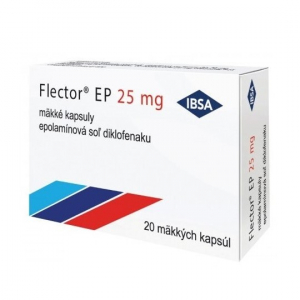 Flector EP 25 mg cps mol (blis.PVC/PE/PVDC/Al) 1x20 ks 