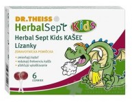 Dr.Theiss HerbalSept Kids KAŠEĽ Lízanky 1x6 ks