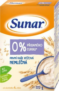 Sunar Prvá kaša ryžová nemliečna, 220 g