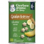 Gerber Organic CHRUMKY Ryžovo-pšeničné s banánom (od ukonč. 8. mesiaca) 1x35 g 