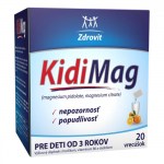 Zdrovit KidiMag vrecúška 1x20 ks